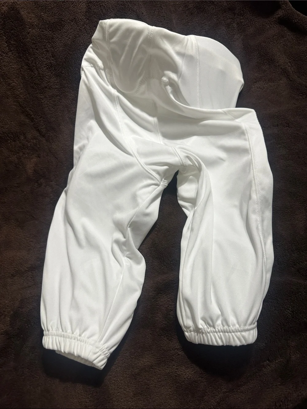 Nike White Kids Padded Football Girdle Shorts